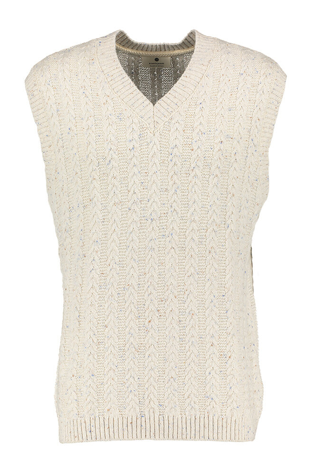 Greige debardeur met spikkels Anerkjendt