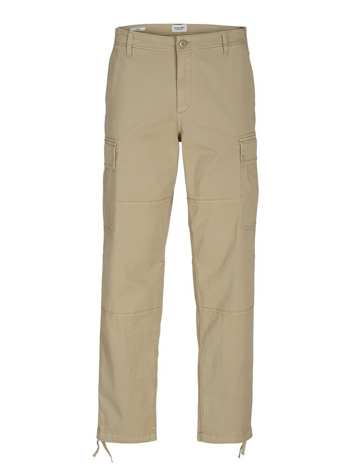 Beige cargo broek met zakken Jack & Jones