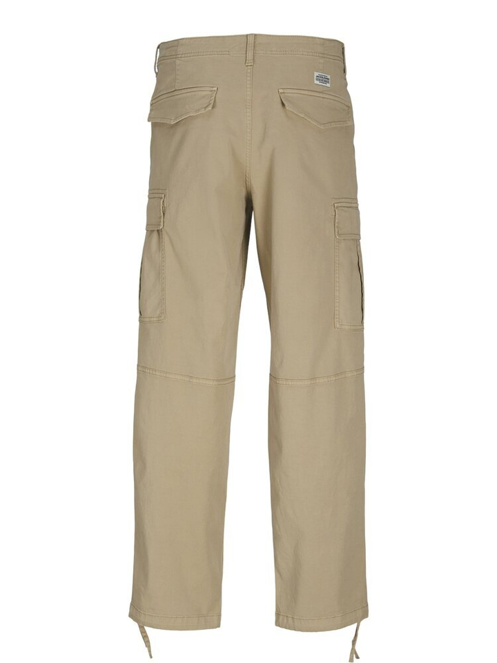 Beige cargo broek met zakken Jack & Jones