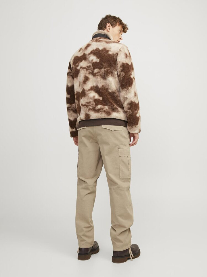 Beige cargo broek met zakken Jack & Jones