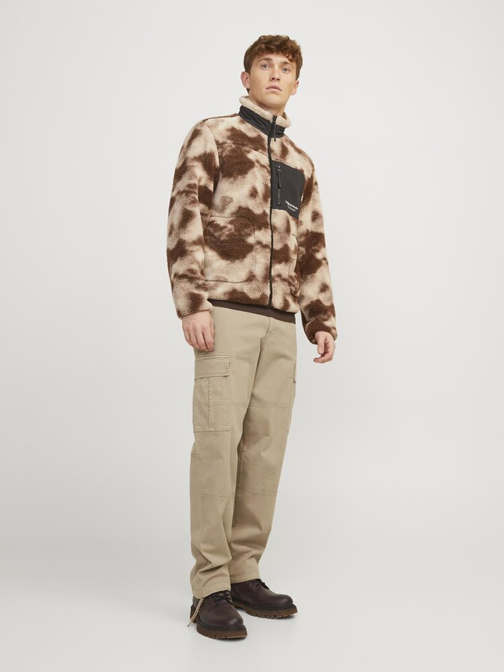 Beige cargo broek met zakken Jack & Jones