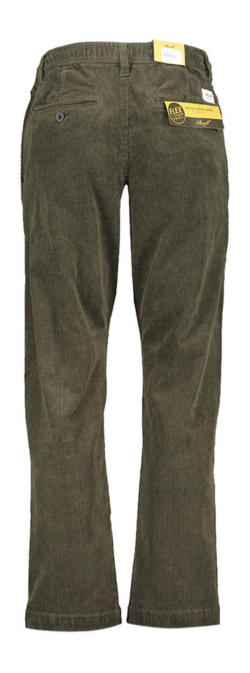Dark green cord lange ribluwelen broek reflex loose chino Reell
