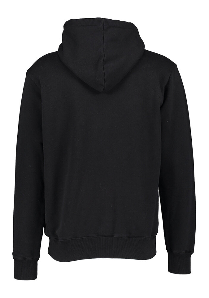 Zwarte hoodie met buidelzak Olaf