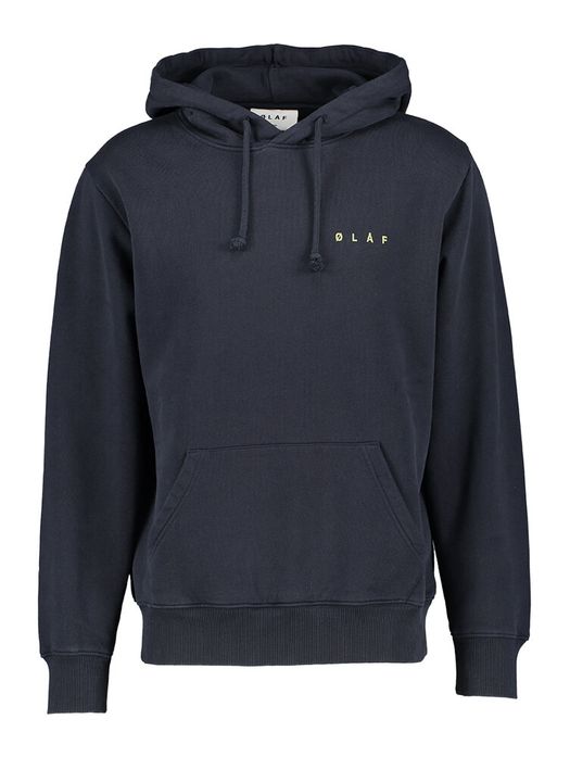Blauwe hoodie met buidelzak Olaf
