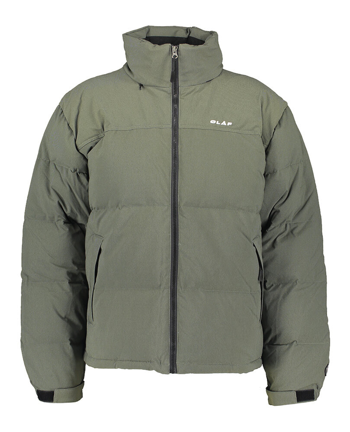 Donkergroene puffer jacket Olaf 