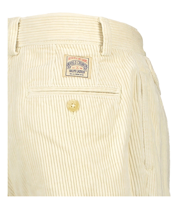Guide cream ribfluwelen broek Ralph Lauren
