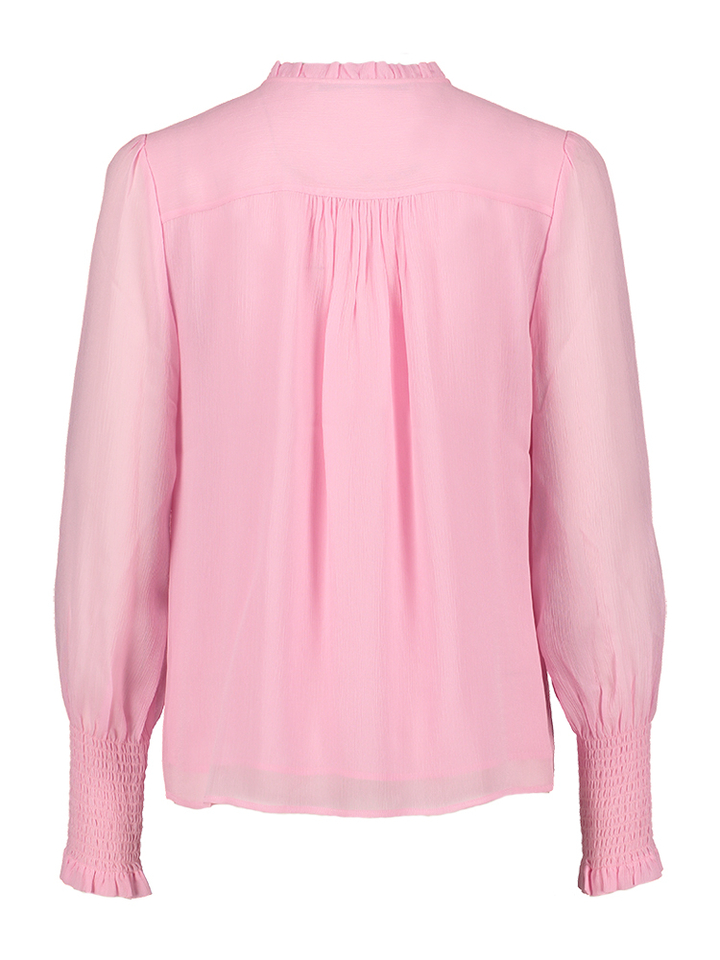 Lichtroze blouse met lange mouwen Herzen's