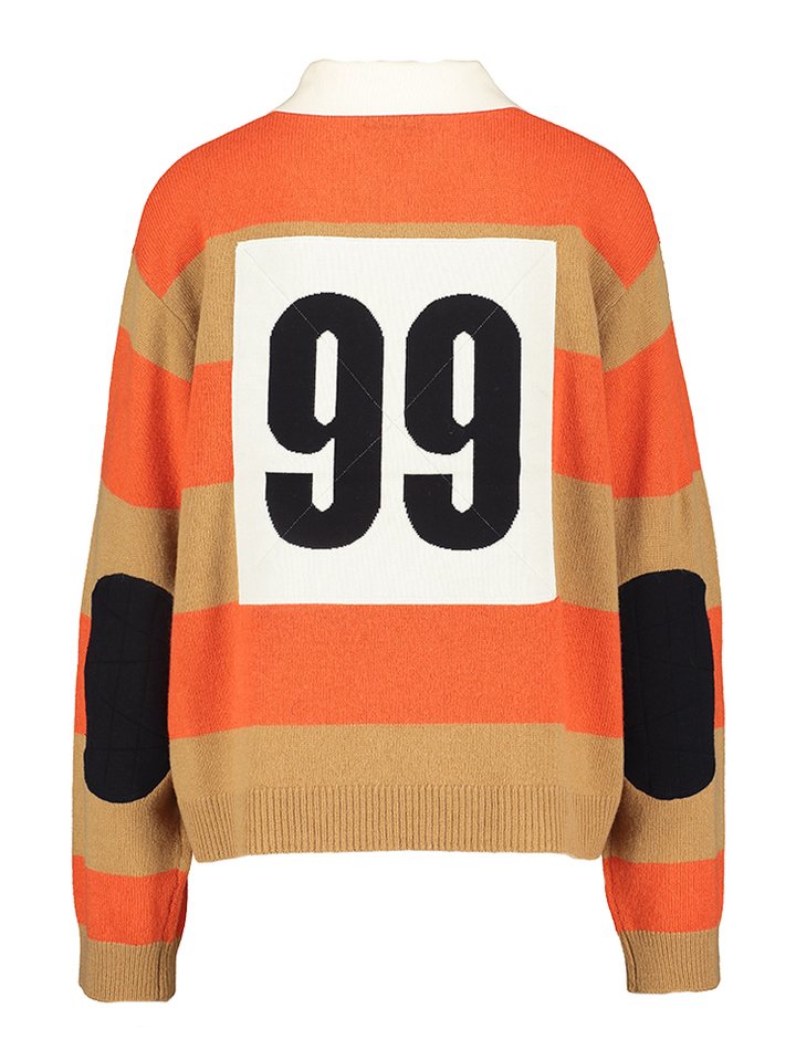 Gestreepte wollen polo Jarn Essentiel