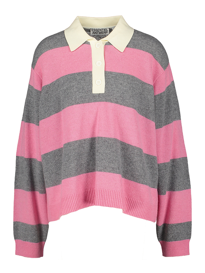 Oversized gestreepte trui Jarn Essentiel