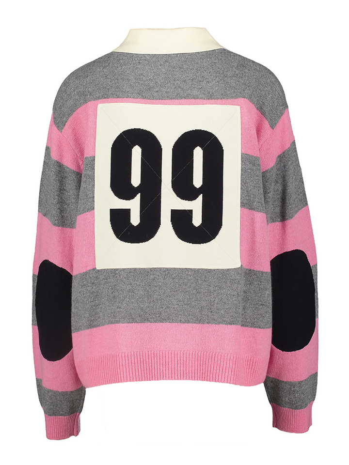 Oversized gestreepte trui Jarn Essentiel