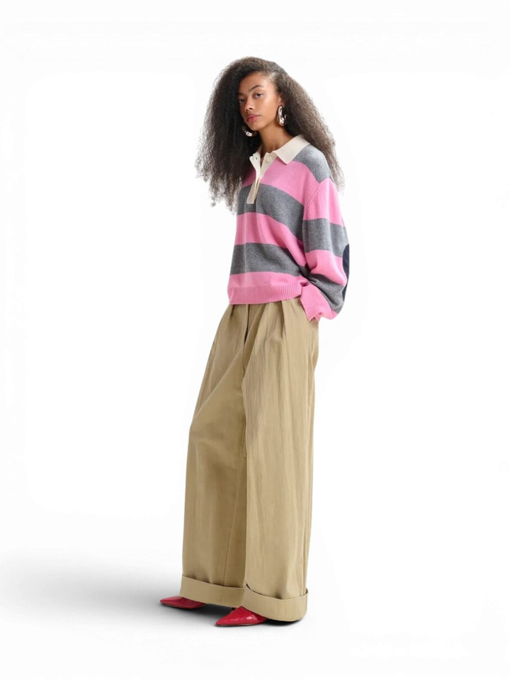 Oversized gestreepte trui Jarn Essentiel