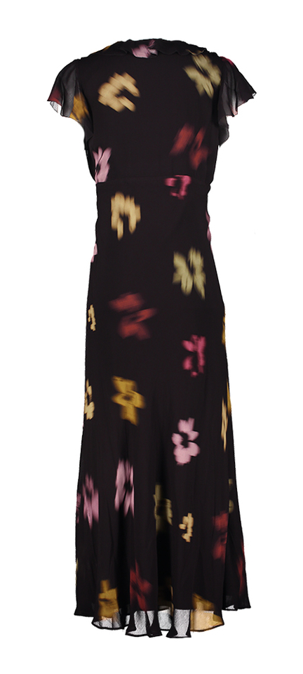 Zwarte jurk met print Neela Rails