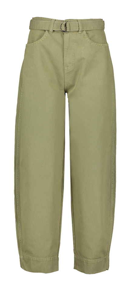  Groene mom broek met borduur detail OLia pa Ichi