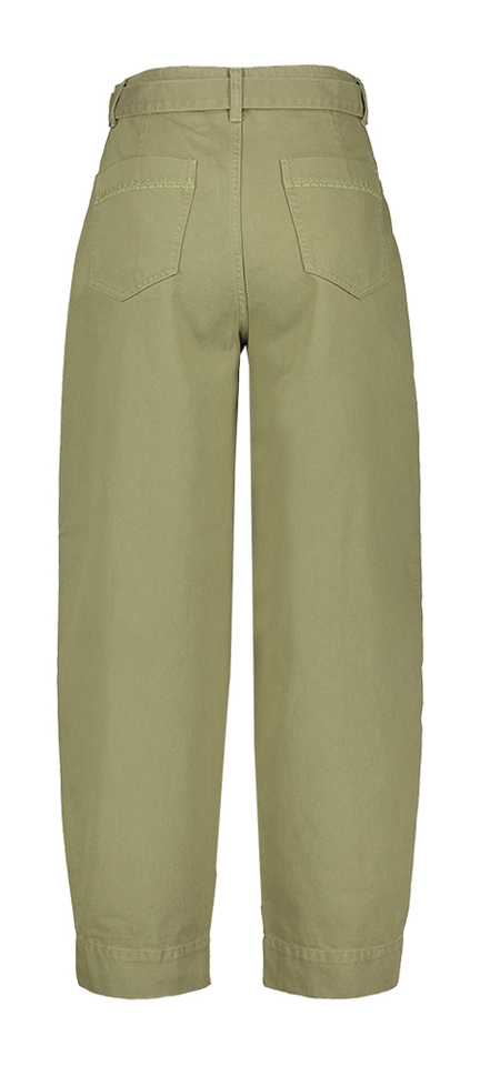  Groene mom broek met borduur detail OLia pa Ichi