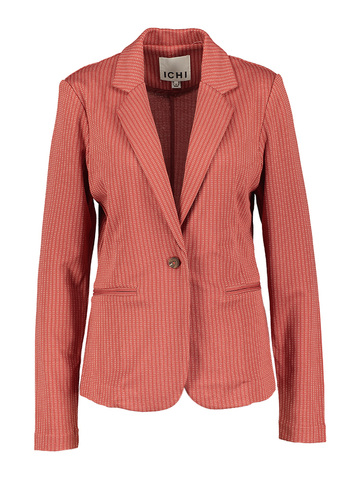 Rode blazer met streepjes print Ruti Ichi