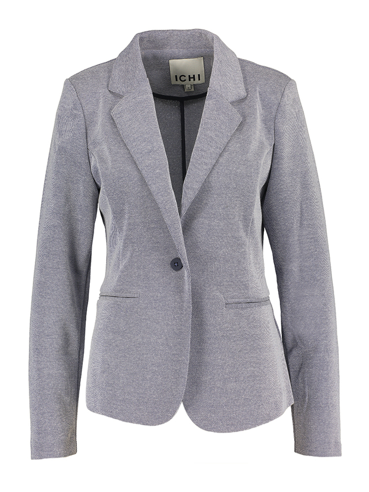 Blauwe blazer pique Kate Ichi 
