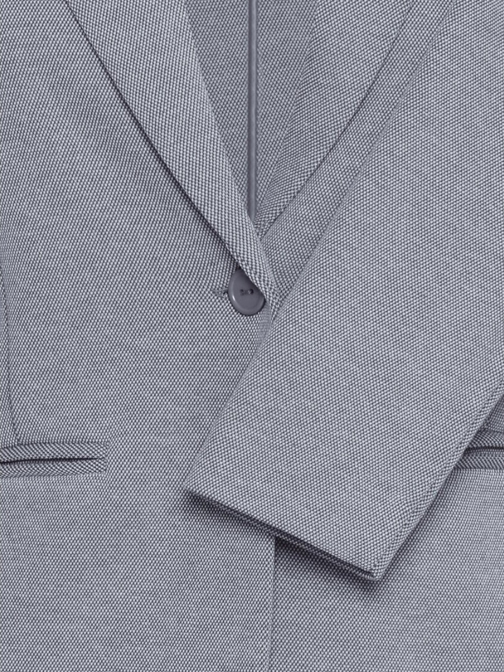 Blauwe blazer pique Kate Ichi 