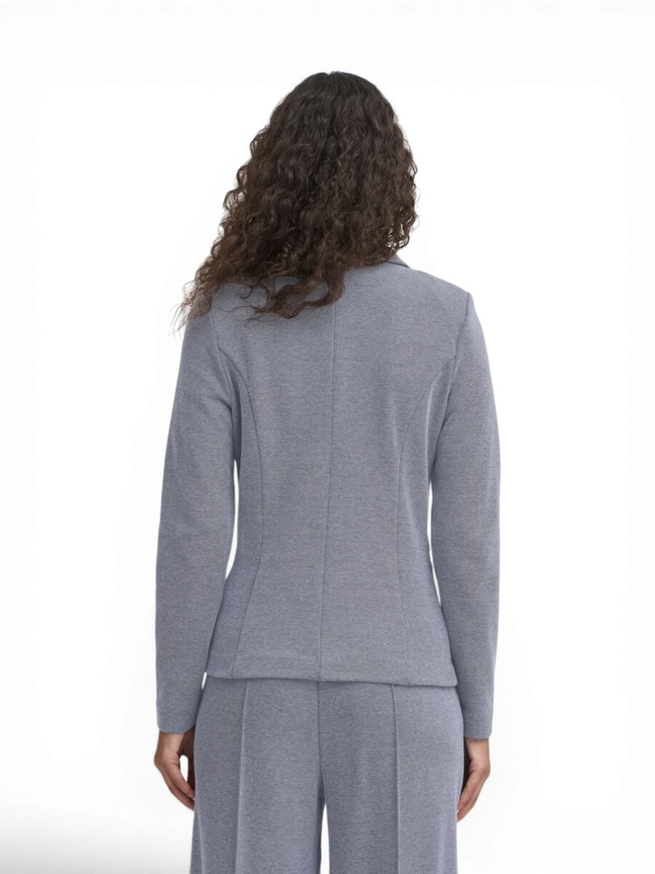 Blauwe blazer pique Kate Ichi 