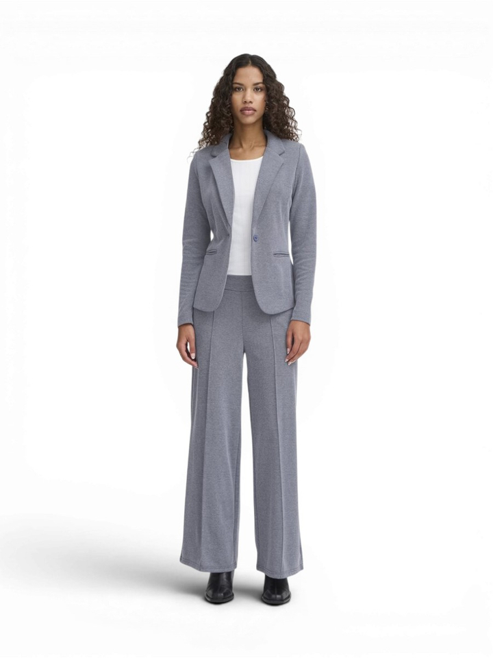 Blauwe blazer pique Kate Ichi 
