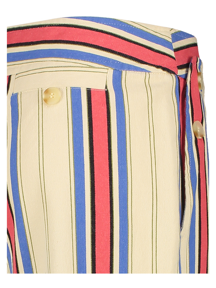 Multi color gestreepte wijde broek Fania Ichi