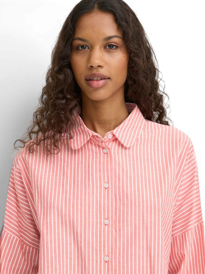 Rood gestreepte oversized bloes Giley Ichi