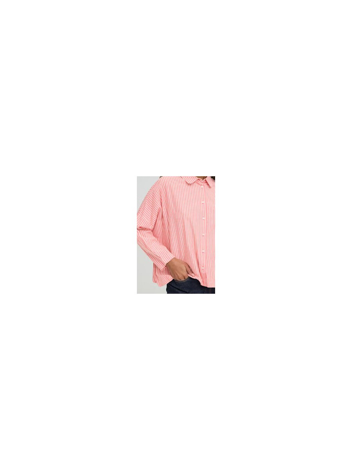 Rood gestreepte oversized bloes Giley Ichi