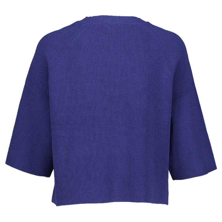 Blauwe trui drie kwart mouw Boston Ichi