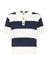 Blauwe gestreepte polo korte mouw Luls polo Ichi