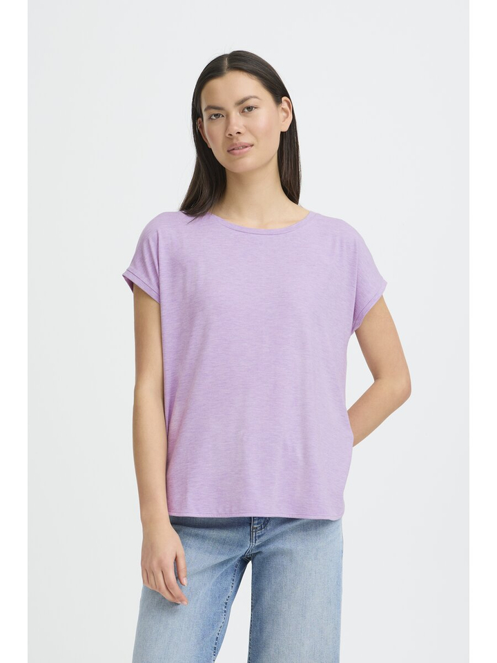 Lila t-shirt met glitter Rebel Ichi