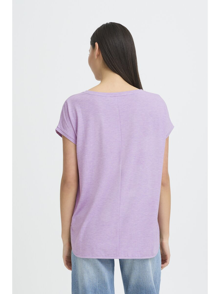 Lila t-shirt met glitter Rebel Ichi