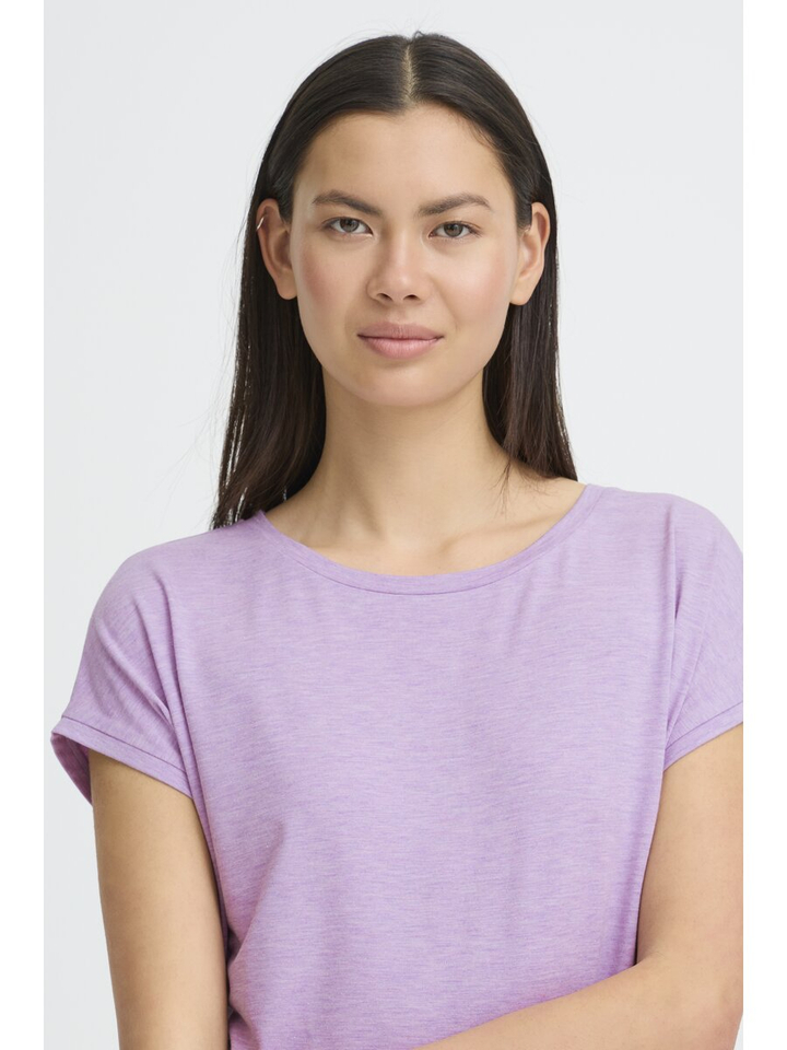 Lila t-shirt met glitter Rebel Ichi