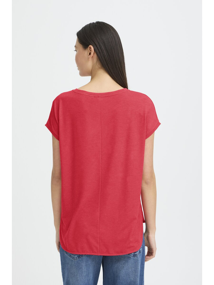 Fuchsia t-shirt met glitter Rebel Ichi