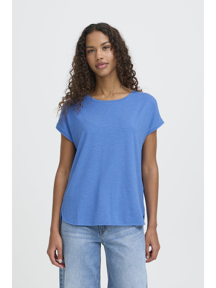 Blauwe t-shirt met glitter Rebel Ichi