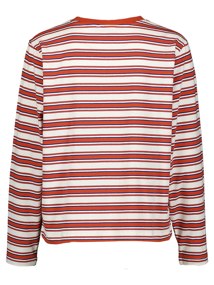 Multi color  gestreepte t-shirt Mira Loose Ichi