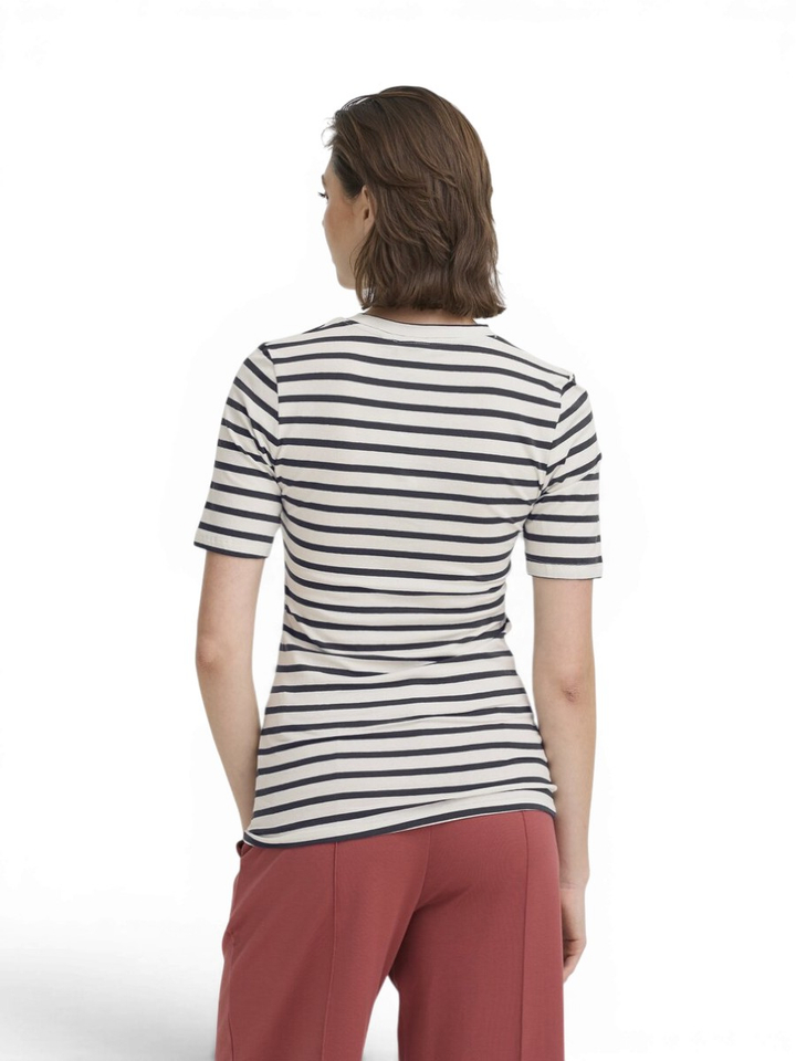 Blauwe gestreepte t-shirt Mira Ichi