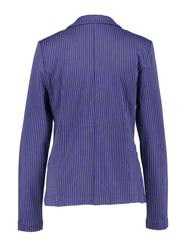 Blauwe blazer met streepjes print Ruti Ichi