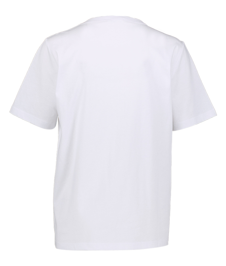 Witte t-shirt met strass logo detail Jawo Baum Und Pferdgarten