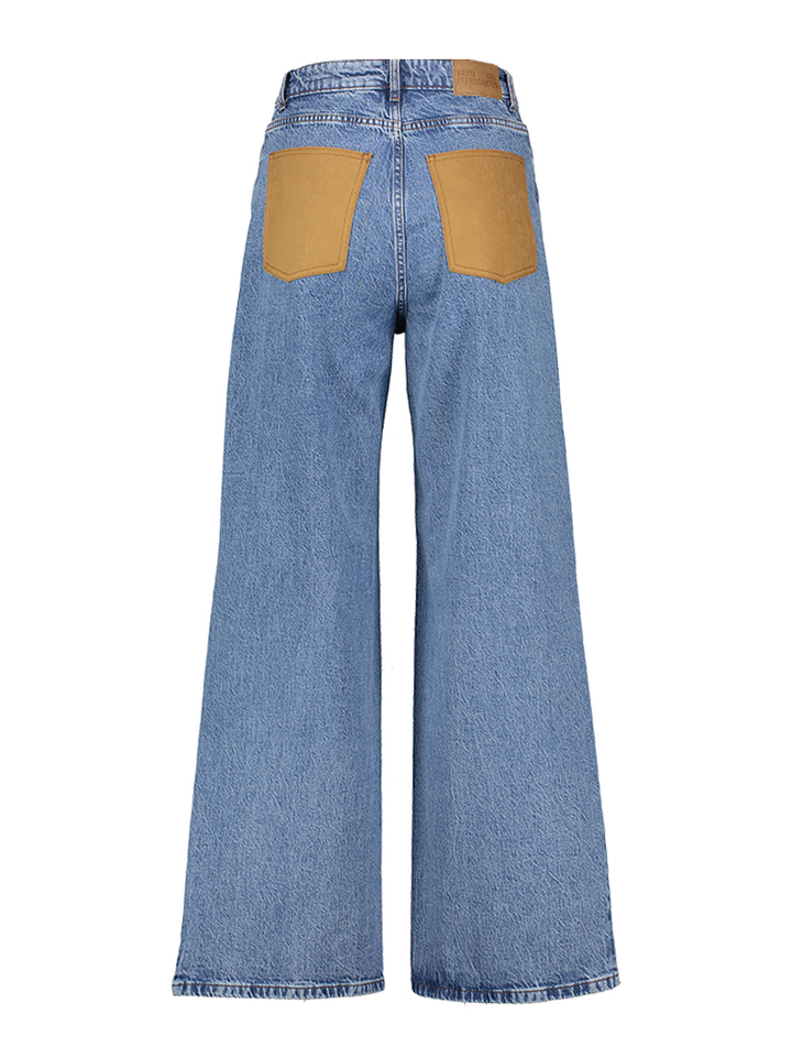 Blauwe flared jeans Nini Baum und Pferdgarten