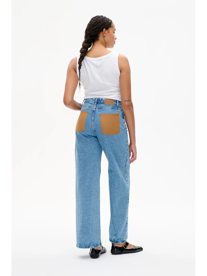 Blauwe flared jeans Nini Baum und Pferdgarten