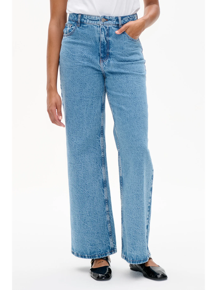 Blauwe flared jeans Nini Baum und Pferdgarten