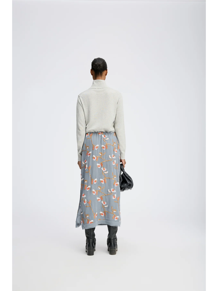 Grijze rok met pailliet Omi Munthe