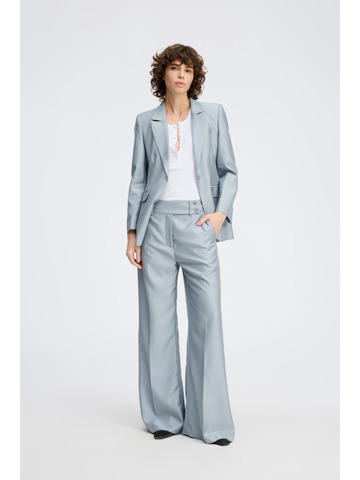 Lichtgrijze geklede broek Radine Munthe 