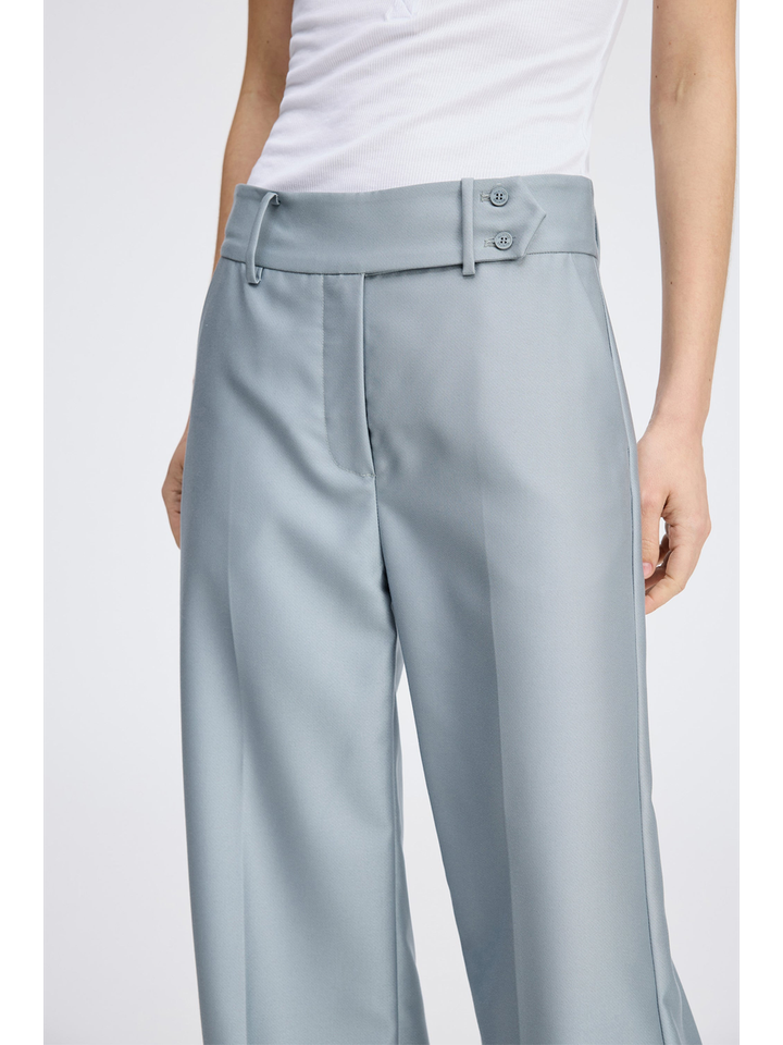 Lichtgrijze geklede broek Radine Munthe 