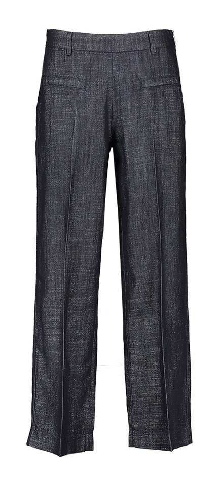 Blauwe broek met glitter Mara Wide Leg Rosner 