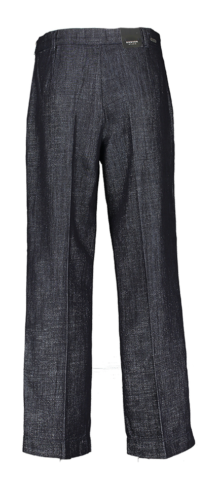 Blauwe broek met glitter Mara Wide Leg Rosner 