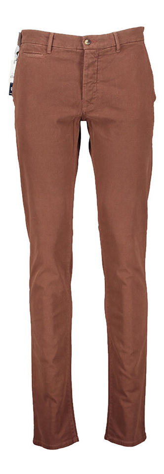 Bordeaux kleurige chino slim fit  Atelier Noterman