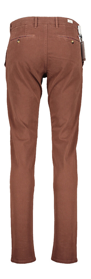 Bordeaux kleurige chino slim fit  Atelier Noterman