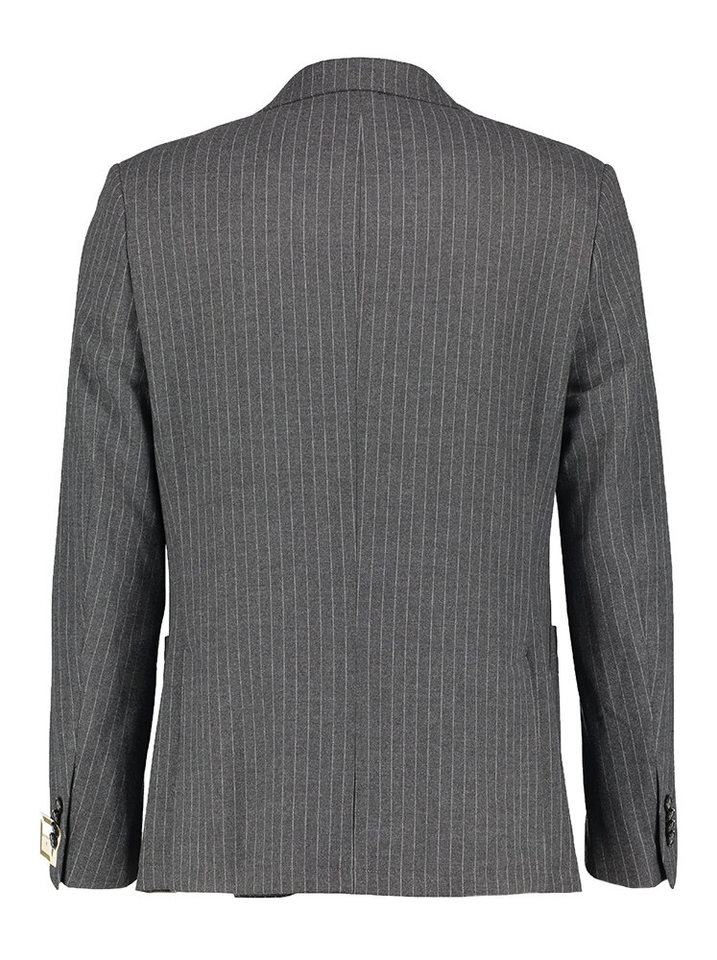 Grijze blazer met krijtstreep Benvenuto 