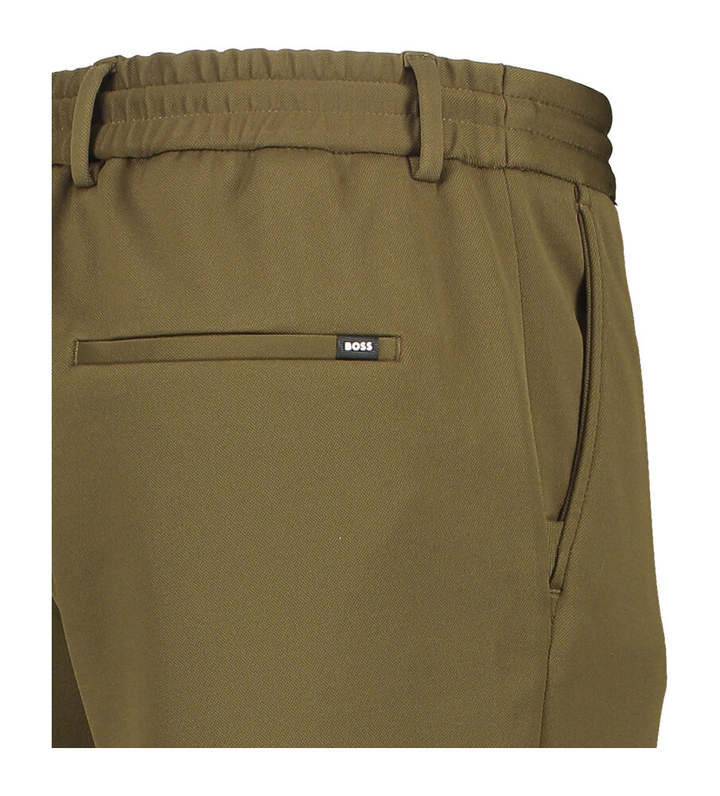 Kaki groene sportieve broek Genius Hugo Boss
