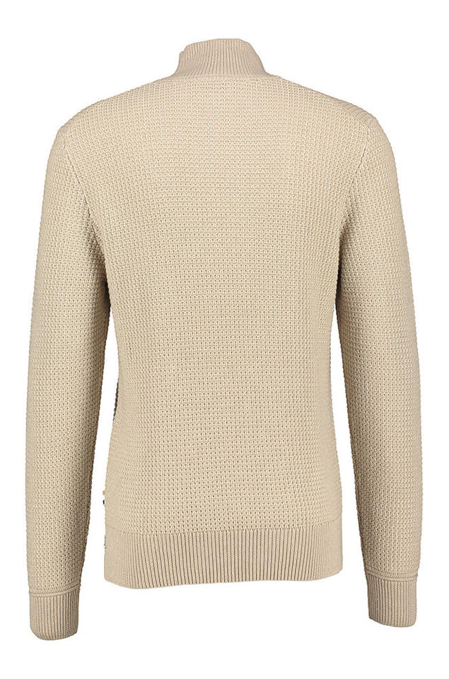 Licht beige kleurige trui met structuur Hugo Boss